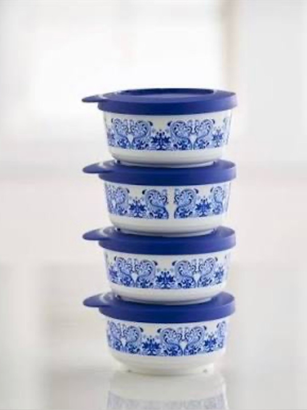 NEW Tupperware Talavera Collection Stacking Bowls & Tumblers Set